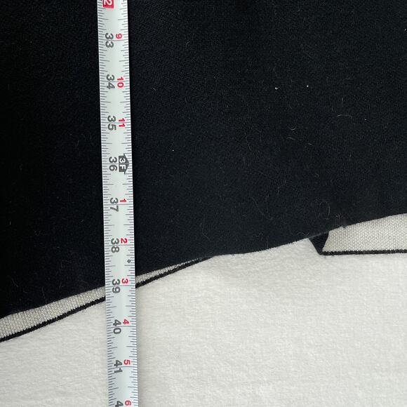 Maxsport Two Tone Open Front Duster Cardigan Sweater Black Women's Size Medium - Picture 8 of 10